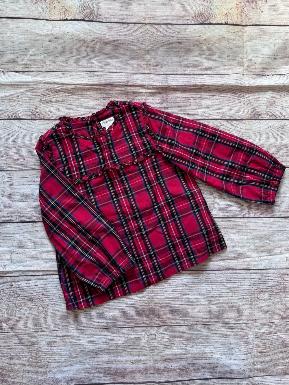 Crewcuts Tartan Plaid Top